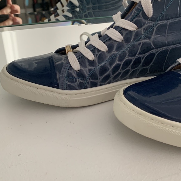 Kurt Geiger, London ankle high can as shoes, light blue, size 36 - Picture 6 of 8